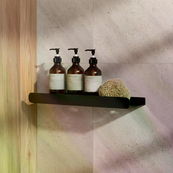 Полка Rea SF03 450мм Black mat черный матовый (REA-06006) Полка Rea SF03 450мм Black mat черный матовый (REA-06006)