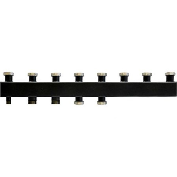Коллектор распределительный Rommer 1 1/2" на 3 контура (сталь, до 122 кВт) (RDG-0017-005003) Коллектор распределительный Rommer 1 1/2" на 3 контура (сталь, до 122 кВт) (RDG-0017-005003)