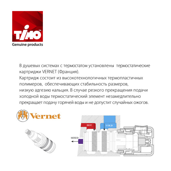 Душевая система Timo Petruma скрытого монтажа с термостатом золото матовое (SX-5329/17SM) Душевая система Timo Petruma скрытого монтажа с термостатом золото матовое (SX-5329/17SM)