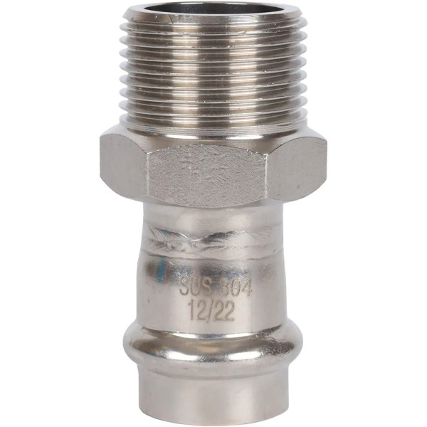 Переход 18х3/4"Н Rommer из нержавеющей стали (пресс) (RSS-0021-001834) Переход 18х3/4"Н Rommer из нержавеющей стали (пресс) (RSS-0021-001834)