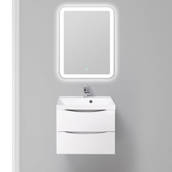 Тумба подвесная BelBagno Marino 60 см Bianco Lucido (Marino-600-2C-SO-BL-P) Тумба подвесная BelBagno Marino 60 см Bianco Lucido (Marino-600-2C-SO-BL-P)