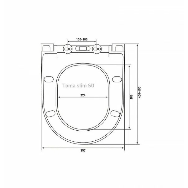 Комплект инсталляция с унитазом Berges NOVUM, кнопка L1, унитаз PUMA Rimless 51 см, сидение дюропласт Toma Slim SO (043271)