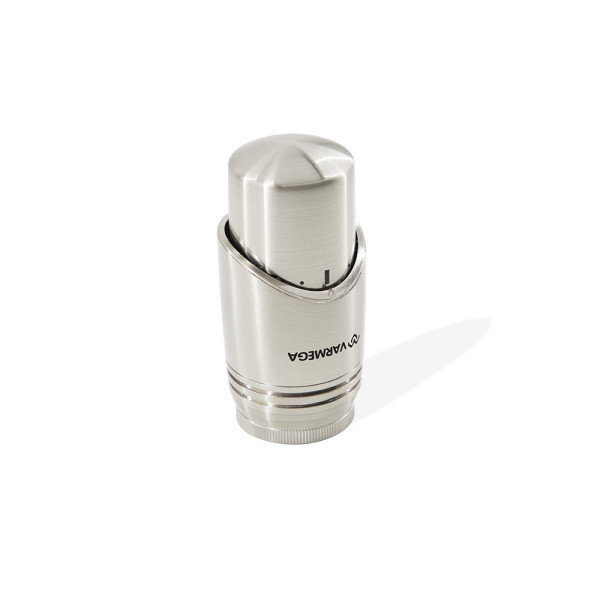 Головка термостатическая Varmega VM112 жидкостная М30х1,5 (матовый никель) (VM11205) Головка термостатическая Varmega VM112 жидкостная М30х1,5 (матовый никель) (VM11205)