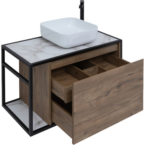 Тумба подвесная Aquanet Nova Lite Loft 90 R дуб рустикальный (261659) Тумба подвесная Aquanet Nova Lite Loft 90 R дуб рустикальный (261659)