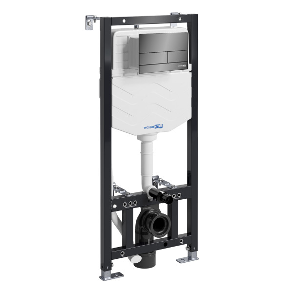 Инсталляция для унитаза WasserKRAFT Aller с клавишей смыва черная глянцевая (10TLT.010.ME.PB04) Инсталляция для унитаза WasserKRAFT Aller с клавишей смыва черная глянцевая (10TLT.010.ME.PB04)