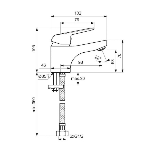Смеситель для раковины Vidima Fine (BA384AA)