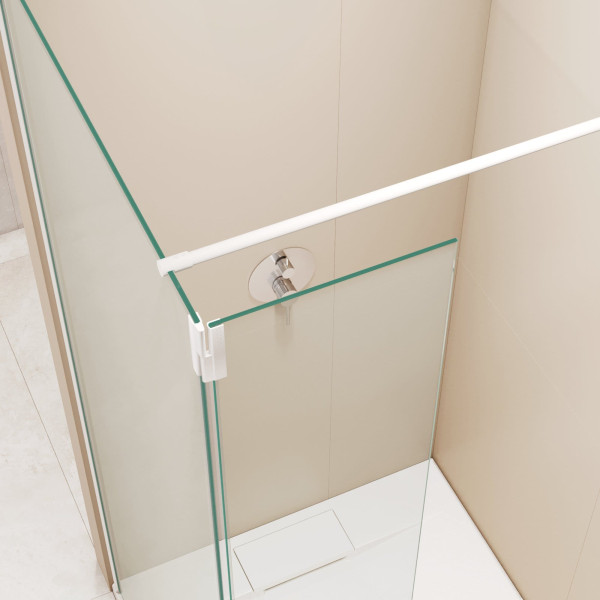 Душевая перегородка RGW WA-051W (WA-010W + Z-071W) 900 стекло прозрачное, профиль Белый (351005193-15)