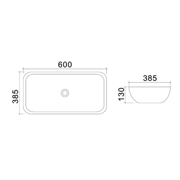 Раковина накладная Azario Loretti 60x13x38,5 белая (AZ-4959B) Раковина накладная Azario Loretti 60x13x38,5 белая (AZ-4959B)