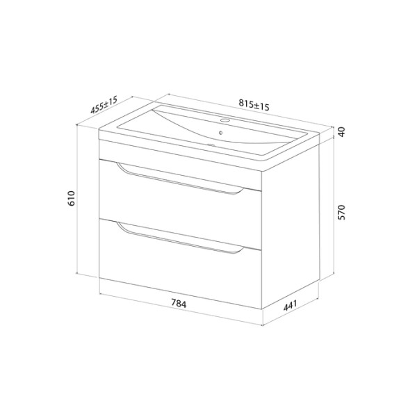 Тумба с умывальником подвесная Iddis Ray 80 см белый подходит умыв. 4078000i28 (RAY80W0i95K) Тумба с умывальником подвесная Iddis Ray 80 см белый подходит умыв. 4078000i28 (RAY80W0i95K)