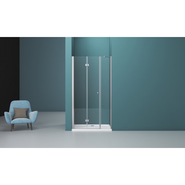 Душевая дверь BelBagno Albano 120х195 стекло прозрачное, профиль хром (ALBANO-BS-13-40+80-C-Cr) Душевая дверь BelBagno Albano 120х195 стекло прозрачное, профиль хром (ALBANO-BS-13-40+80-C-Cr)