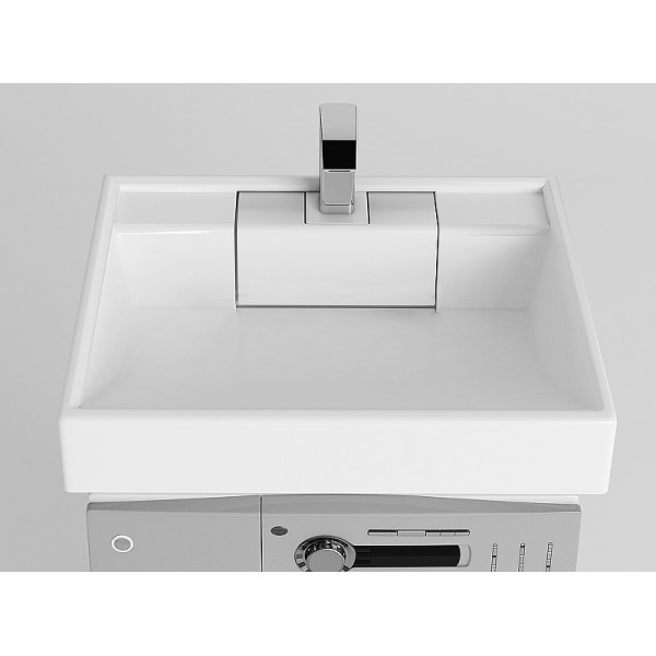 Раковина накладаная на стиральную машину Aquaton Рейн 600 белая (1A72103KRW010)