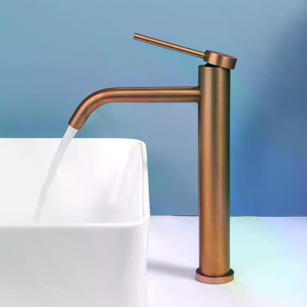 Смеситель для раковины Rea Clif медь матовая (REA-B2088)