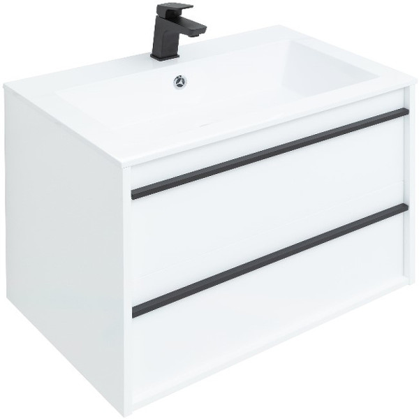 Тумба подвесная Aquanet Lino 70 белый матовый (00253902)