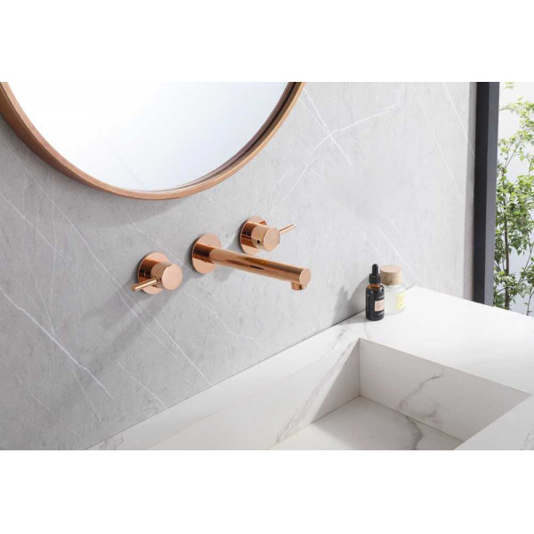 Смеситель для раковины Abber Emotion розовое золото (AF88121RG)