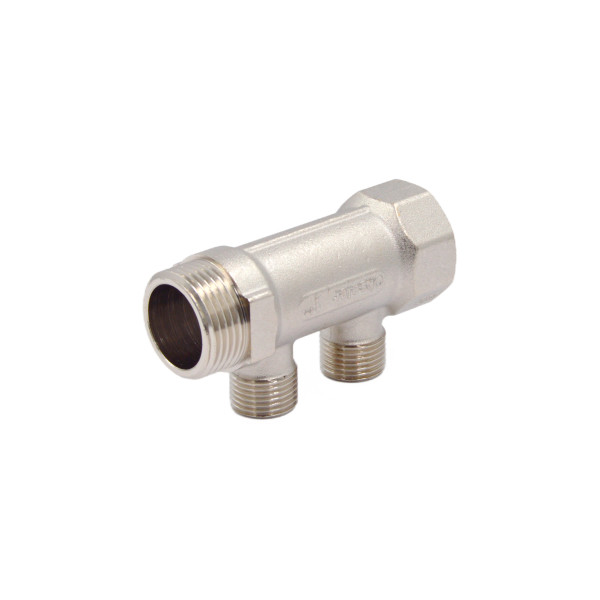 Коллектор 2 отвода 1"х1/2"Н Okseler (никель) (oks00372) Коллектор 2 отвода 1"х1/2"Н Okseler (никель) (oks00372)