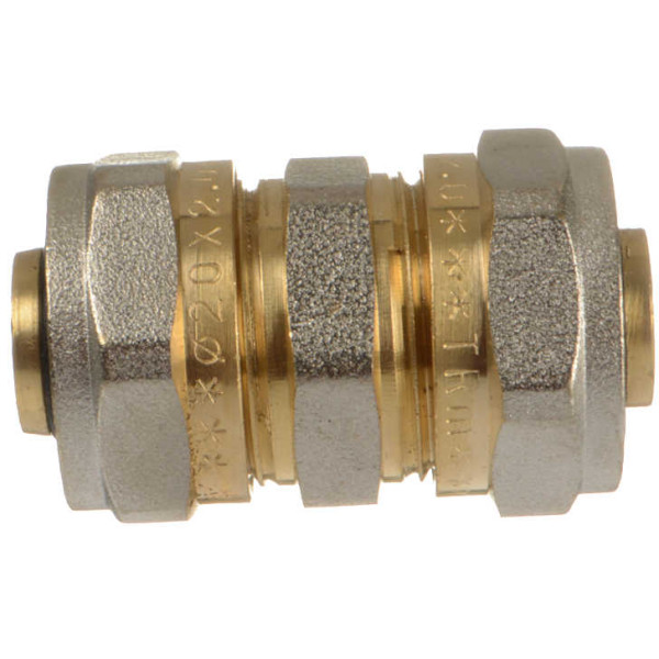 Соединение прямое 20*20 TeRma (обжим) (01050) Соединение прямое 20*20 TeRma (обжим) (01050)