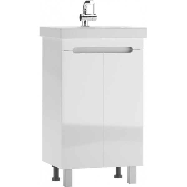 Тумба напольная Como 50 Аура без ящика Айсберг Домино (DA2503T)