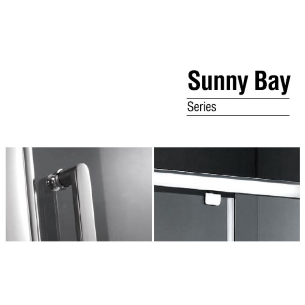 Душевой уголок Gemy Sunny Bay S28202 120х90 стекло прозрачное