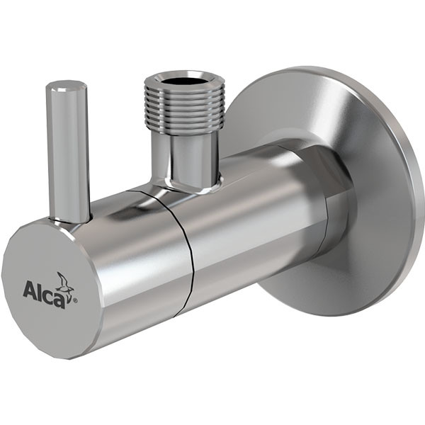Угловой вентиль с фильтром Alcaplast 1/2"3/8" круглый (ARV001)
