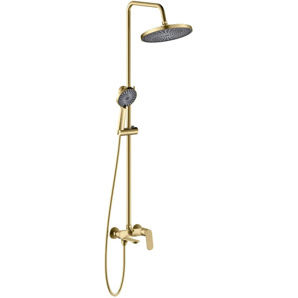 Душевая система с изливом Rea Marco Gold mat (REA-P8548)