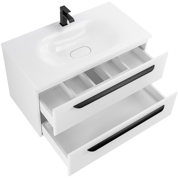 Тумба подвесная Cezares Eco 90x50 Bianco Opaco (ECO-90-2C-SO-BO) Тумба подвесная Cezares Eco 90x50 Bianco Opaco (ECO-90-2C-SO-BO)