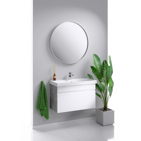 Тумба подвесная Aqwella Smart 800x380x510 бетон светлый (SRT0108BS)