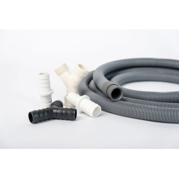 Шланг сливной для стиральной машины 1000 мм Monoflex (серый) (Н01500)