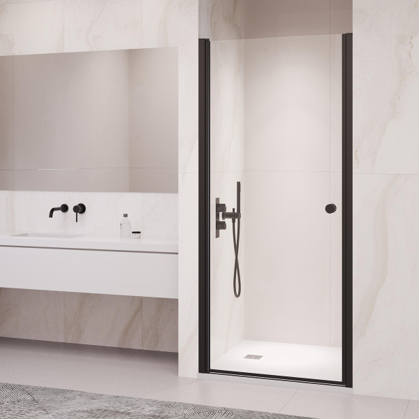 Душевая дверь RGW PA-03-B NEW 700xx1950 стекло прозрачное, профиль черный (54080307-14)