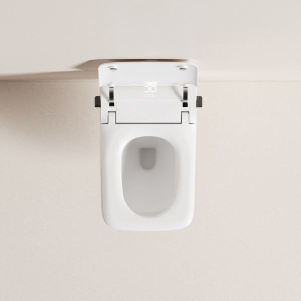 Комплект Abber подвесной электронный унитаз-биде Rechteck AC1215S с инсталляцией AC0101P2 (AC1215S-AC0101P2)