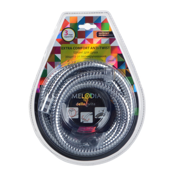 Шланг душевой Melodia EXTRA COMFORT ANTI-TWIST d14 L175 см (MKP34424BL) Шланг душевой Melodia EXTRA COMFORT ANTI-TWIST d14 L175 см (MKP34424BL)
