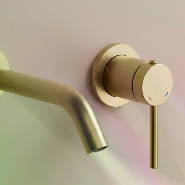 Смеситель для раковины Rea Clif золото матовое (REA-B5841)