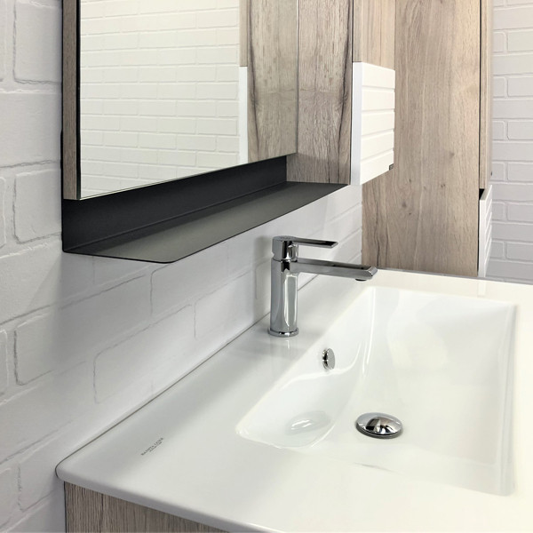 Пенал подвесной Comforty Порто 900x800x140 дуб дымчатый (00-00001351)