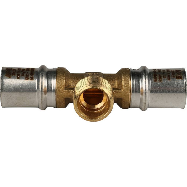 Тройник 20x1/2"Нx20 Stout (пресс) (SFP-0008-201220)