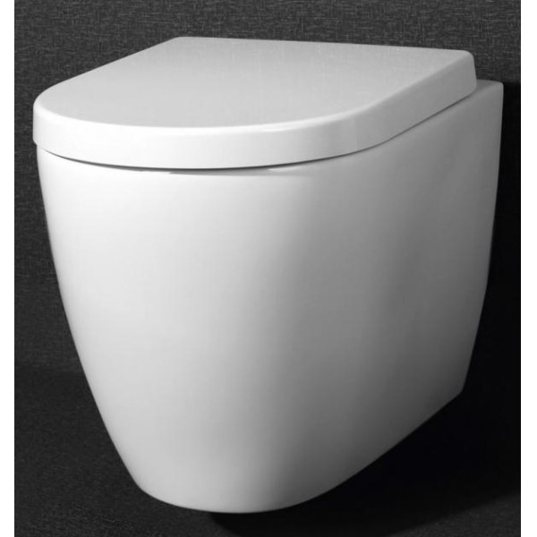 Унитаз подвесной безободковый BelBagno Marino 36х52х36,5 с креплением (BB105CHR)