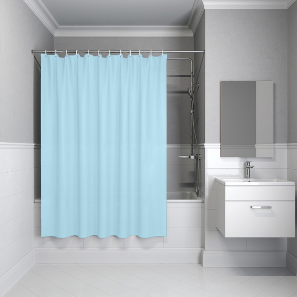 Шторка для ванн текстильная Iddis Promo 180x200 голубая (P07PE18i11)