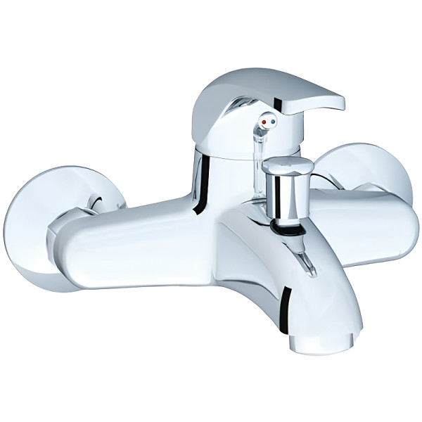 Смеситель для ванны и душа Ravak Rosa RS 022.00/150 хром (X070011)