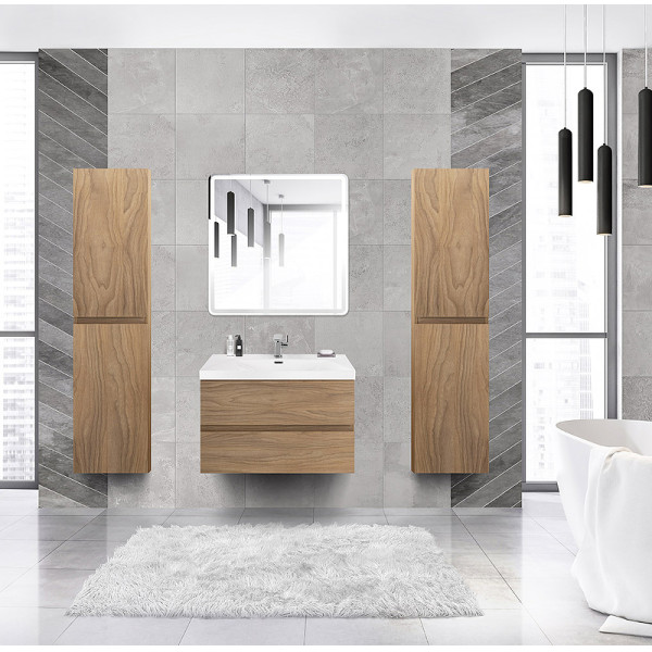 Тумба подвесная Cezares Molveno 46 80x50 Noce Chiaro (MOLVENO 46-80-2C-SO-NC)