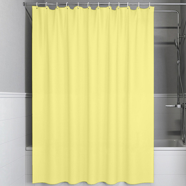 Шторка для ванн текстильная Iddis Promo 180x200 желтый (P06PE18i11)