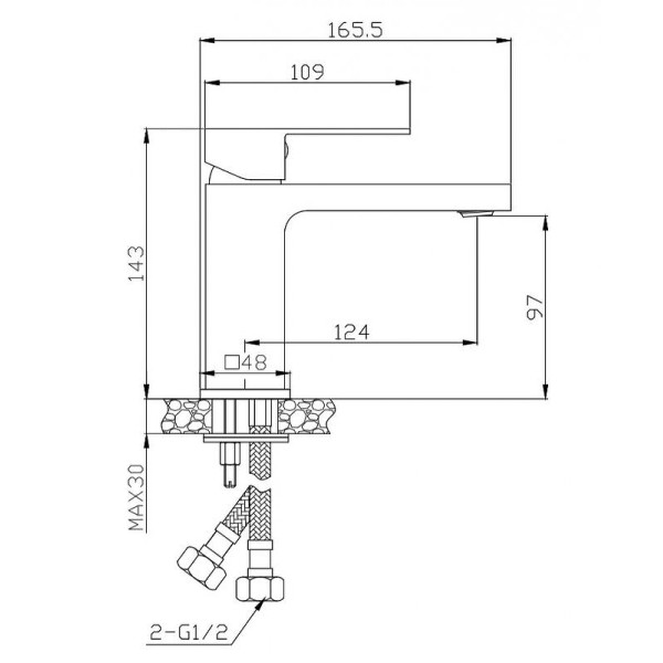 Смеситель для раковины Belbagno Romano хром (ROM-LVM-CRM) Смеситель для раковины Belbagno Romano хром (ROM-LVM-CRM)
