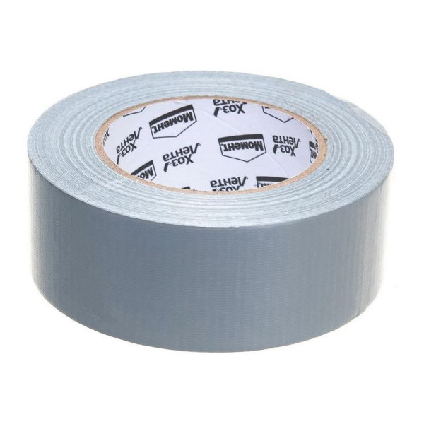 Лента клеящая Момент ХозЛента Универсальная Серебряная 50 м. (1161084)