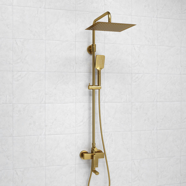 Душевая система WasserKRAFT золотой (A155.260.201.BG)
