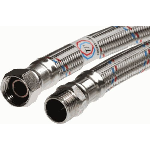 Подводка гибкая для воды 600 мм. ВН 1" Гигант (нержавеющая сталь) ТР-Сантехника (021.01-60) Подводка гибкая для воды 600 мм. ВН 1" Гигант (нержавеющая сталь) ТР-Сантехника (021.01-60)