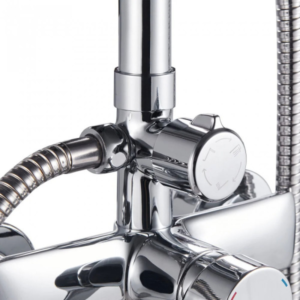 Душевая система Milardo Stripe хром (STRSB1FM06)