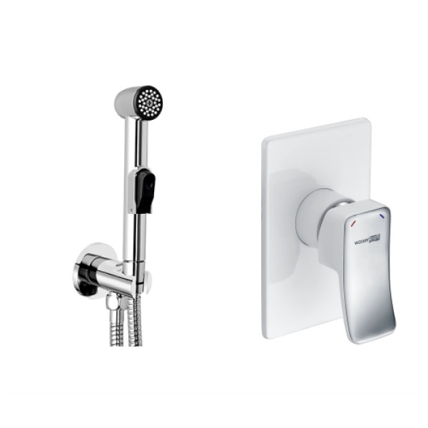 Смеситель с гигиеническим душем WasserKRAFT A010656 со шлангом 100 см Смеситель с гигиеническим душем WasserKRAFT A010656 со шлангом 100 см