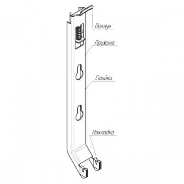 Кронштейн Buderus настенный тип К15.4 (300) (с пластиковой вставкой, для 20, 21, 22, 30, 33 типов) (K15.4300) Кронштейн Buderus настенный тип К15.4 (300) (с пластиковой вставкой, для 20, 21, 22, 30, 33 типов) (K15.4300)