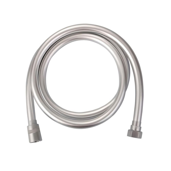 Шланг для душа Vieir 175 см 1/2"х1/2" силиконовый серебро LUX, хром (VR25175)