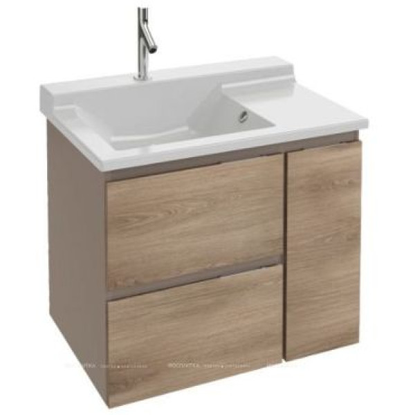 Тумба подвесная Jacob Delafon Soprano 96,53 дуб квебекский (EB1334-N08-E10)