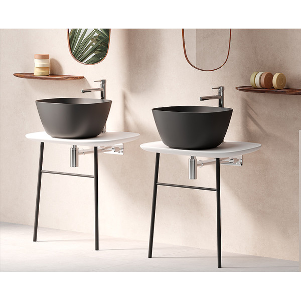 Cтолешница Vitra Plural 70 см матовый белый (62561)