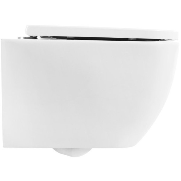 Унитаз подвесной BelBagno Alpina безободковый (BB10100CHR/SC)