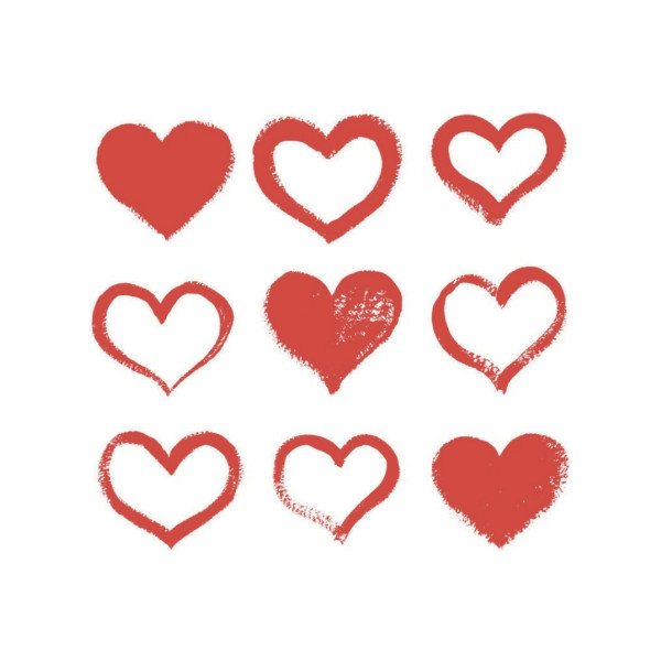 Шторка для ванны текстильная Melodia 180х200 см Сердечки (MZ-143) Шторка для ванны текстильная Melodia 180х200 см Сердечки (MZ-143)